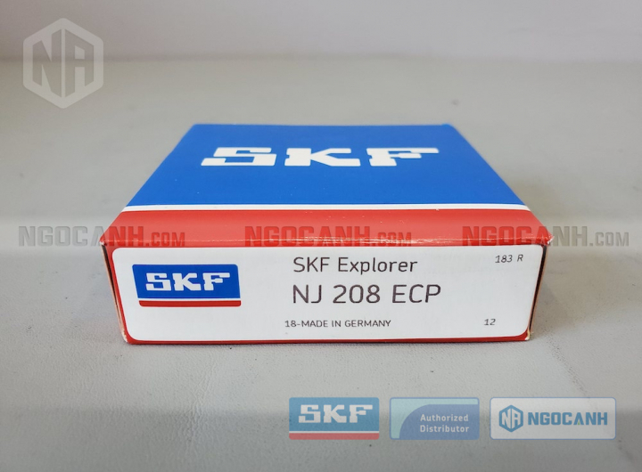 Vòng bi SKF NJ 208 ECP chính hãng phân phối bởi Mua bán Vòng Bi - Đại lý ủy quyền SKF Vòng bi SKF NJ 208 ECP chính hãng
