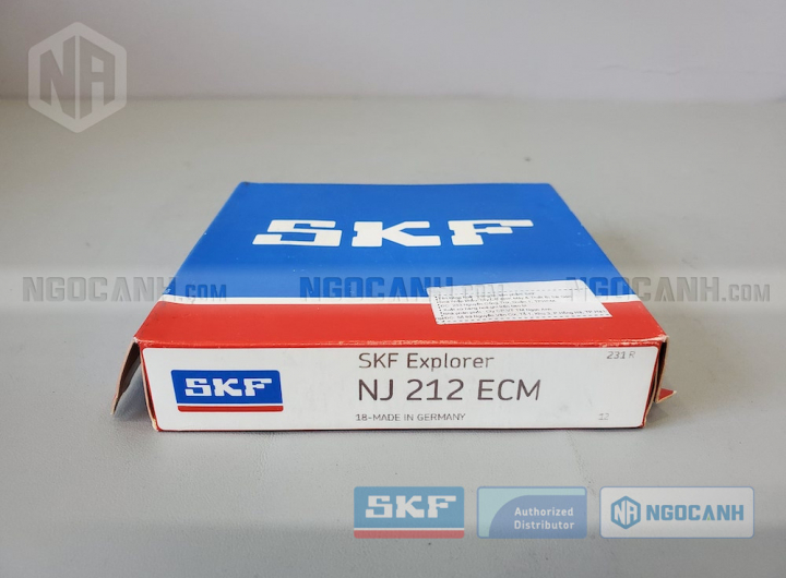 Vòng bi SKF NJ 212 ECM chính hãng phân phối bởi Mua bán Vòng Bi - Đại lý ủy quyền SKF Vòng bi SKF NJ 212 ECM chính hãng