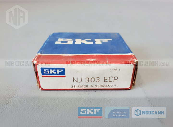 Vòng bi SKF NJ 303 ECP chính hãng phân phối bởi Mua bán Vòng Bi - Đại lý ủy quyền SKF Vòng bi SKF NJ 303 ECP chính hãng