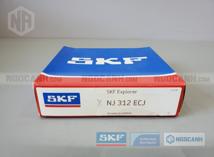 Vòng bi SKF NJ 312 ECJ chính hãng phân phối bởi Mua bán Vòng Bi - Đại lý ủy quyền SKF Vòng bi SKF NJ 312 ECJ chính hãng