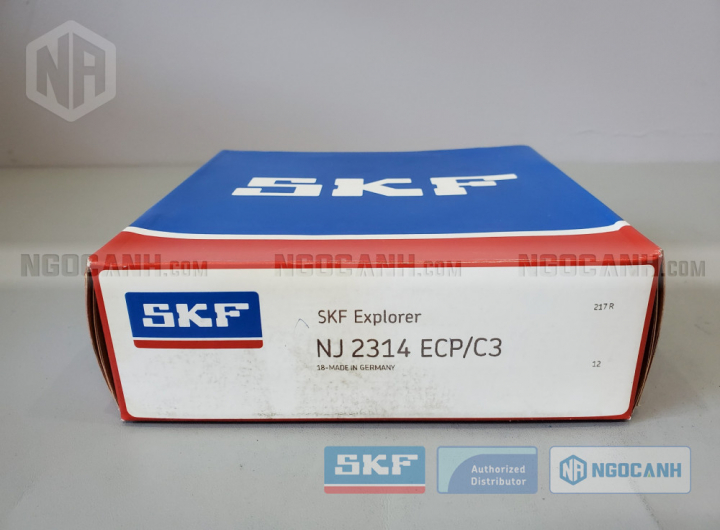 Vòng bi SKF NJ 2314 ECP/C3 chính hãng phân phối bởi Mua bán Vòng Bi - Đại lý ủy quyền SKF Vòng bi SKF NJ 2314 ECP/C3 chính hãng