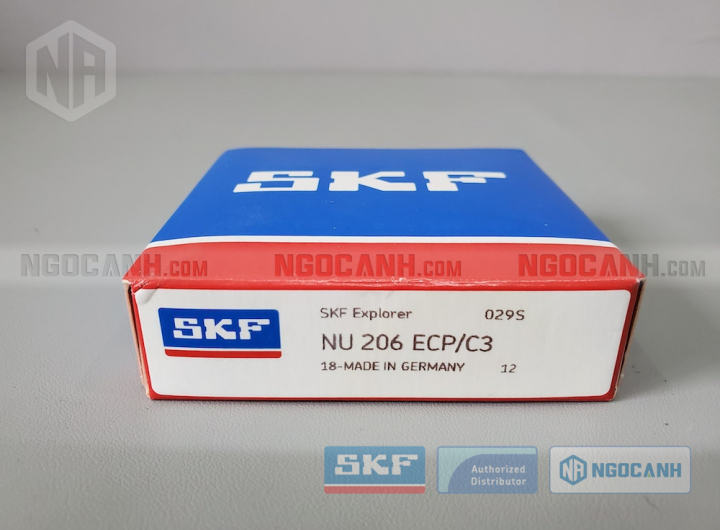 Vòng bi SKF NU 206 ECP/C3 chính hãng phân phối bởi Mua bán Vòng Bi - Đại lý ủy quyền SKF Vòng bi SKF NU 206 ECP/C3 chính hãng