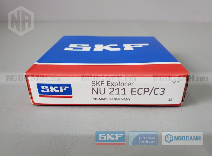 Vòng bi SKF NU 211 ECP/C3 chính hãng phân phối bởi Mua bán Vòng Bi - Đại lý ủy quyền SKF Vòng bi SKF NU 211 ECP/C3 chính hãng