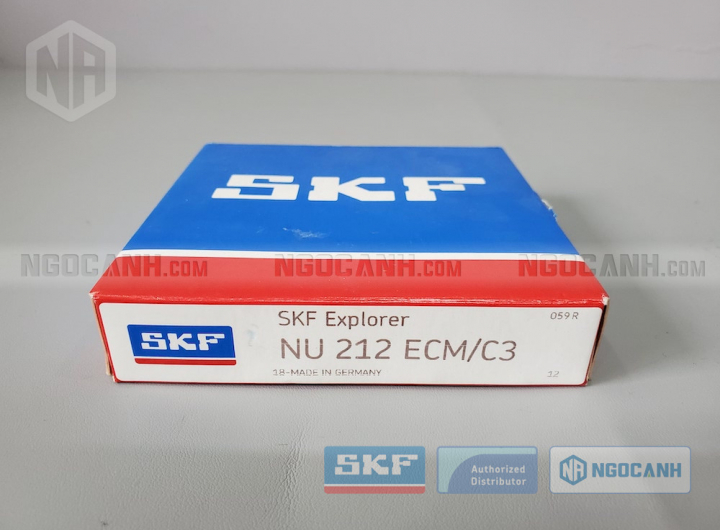 Vòng bi SKF NU 212 ECM/C3 chính hãng phân phối bởi Mua bán Vòng Bi - Đại lý ủy quyền SKF Vòng bi SKF NU 212 ECM/C3 chính hãng