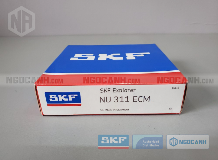 Vòng bi SKF NU 311 ECM chính hãng phân phối bởi Mua bán Vòng Bi - Đại lý ủy quyền SKF Vòng bi SKF NU 311 ECM chính hãng