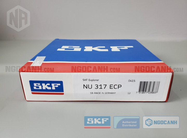 Vòng bi SKF NU 317 ECP chính hãng phân phối bởi Mua bán Vòng Bi - Đại lý ủy quyền SKF Vòng bi SKF NU 317 ECP chính hãng