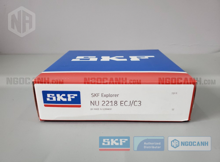 Vòng bi SKF NU 2218 ECJ/C3 chính hãng phân phối bởi Mua bán Vòng Bi - Đại lý ủy quyền SKF Vòng bi SKF NU 2218 ECJ/C3 chính hãng