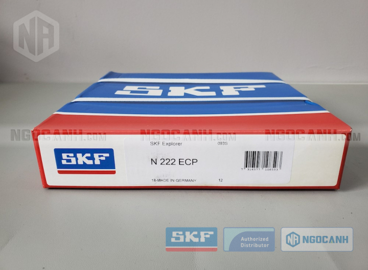 Vòng bi SKF N 222 ECP chính hãng phân phối bởi Mua bán Vòng Bi - Đại lý ủy quyền SKF Vòng bi SKF N 222 ECP chính hãng