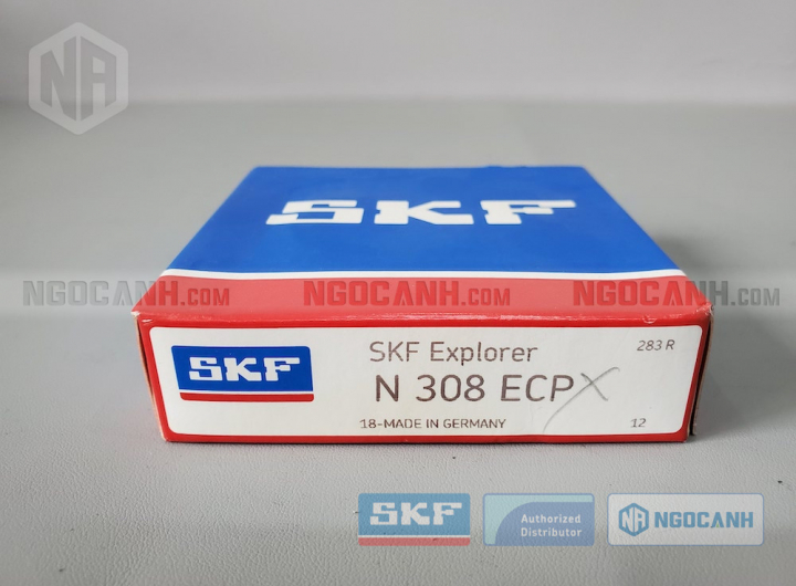 Vòng bi SKF N 308 ECP chính hãng phân phối bởi Mua bán Vòng Bi - Đại lý ủy quyền SKF Vòng bi SKF N 308 ECP chính hãng