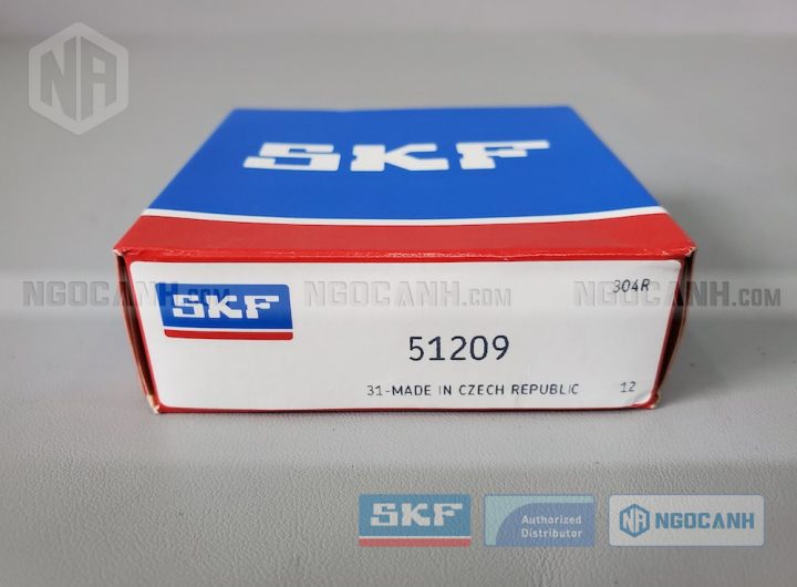 Vòng bi SKF 51209 chính hãng phân phối bởi Mua bán Vòng Bi - Đại lý ủy quyền SKF Vòng bi SKF 51209 chính hãng