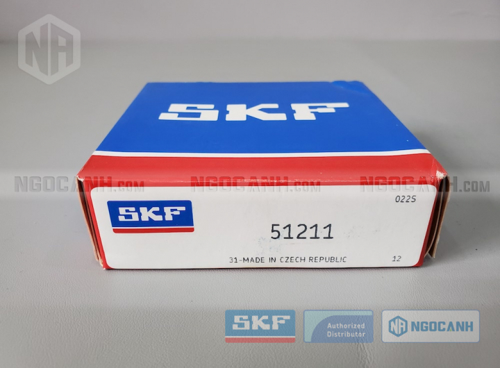 Vòng bi SKF 51211 chính hãng phân phối bởi Mua bán Vòng Bi - Đại lý ủy quyền SKF Vòng bi SKF 51211 chính hãng
