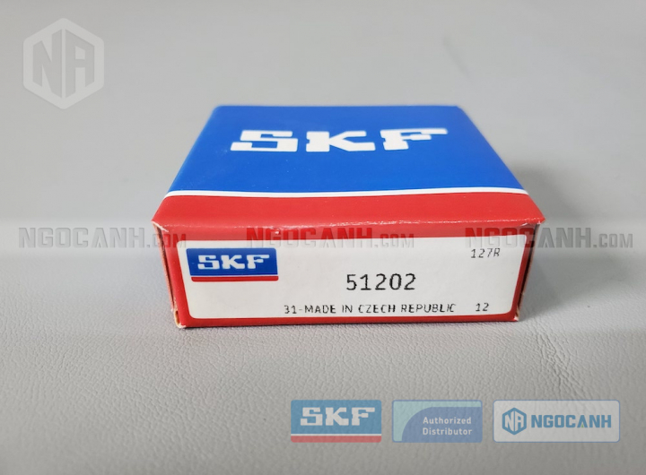 Vòng bi SKF 51202 chính hãng phân phối bởi Mua bán Vòng Bi - Đại lý ủy quyền SKF Vòng bi SKF 51202 chính hãng