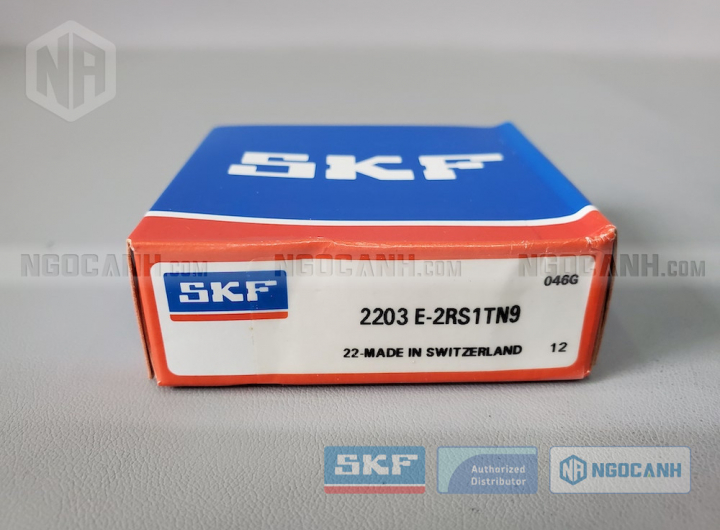 Vòng bi SKF 2203 E-2RS1TN9 chính hãng phân phối bởi Mua bán Vòng Bi - Đại lý ủy quyền SKF Vòng bi SKF 2203 E-2RS1TN9 chính hãng