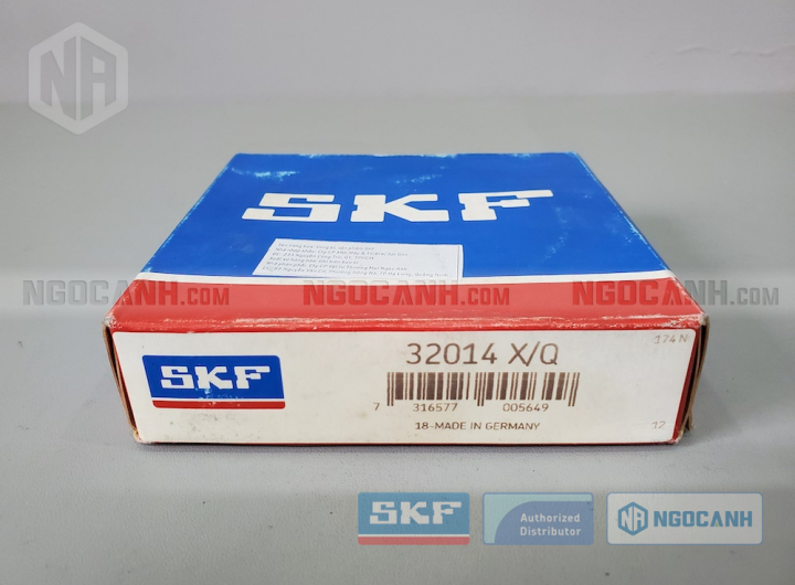 Vòng bi SKF 32014 X/Q chính hãng phân phối bởi Mua bán Vòng Bi - Đại lý ủy quyền SKF Vòng bi SKF 32014 X/Q chính hãng