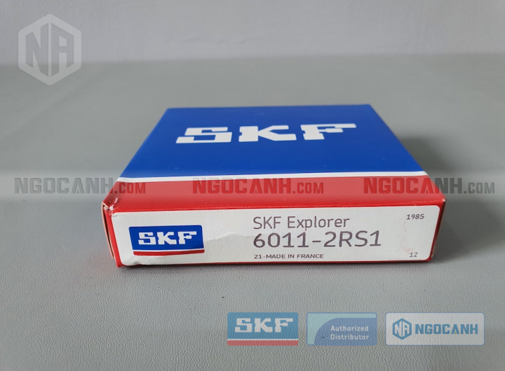 Vòng bi SKF 6011-2RS1 chính hãng phân phối bởi Mua bán Vòng Bi - Đại lý ủy quyền SKF Vòng bi SKF 6011-2RS1 chính hãng