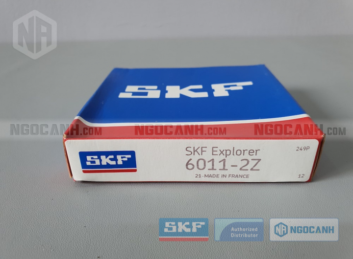 Vòng bi SKF 6011-2Z chính hãng phân phối bởi Mua bán Vòng Bi - Đại lý ủy quyền SKF Vòng bi SKF 6011-2Z chính hãng