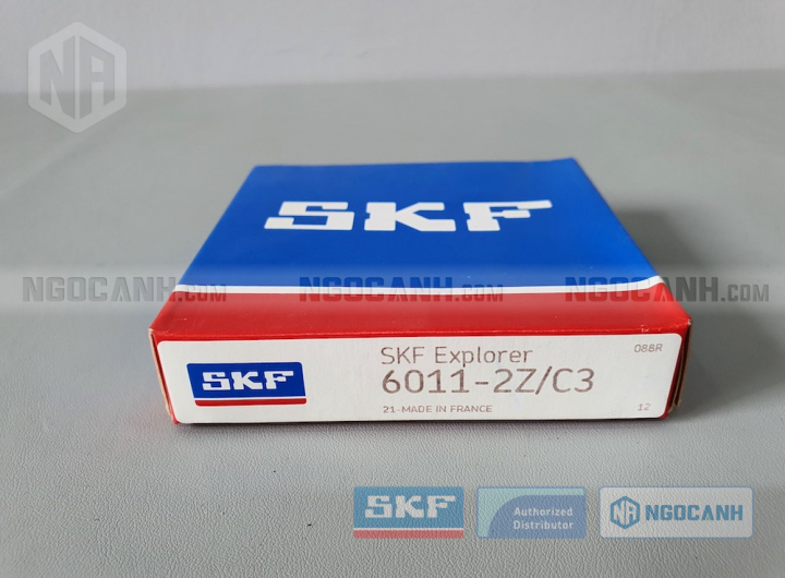Vòng bi SKF 6011-2Z/C3 chính hãng phân phối bởi Mua bán Vòng Bi - Đại lý ủy quyền SKF Vòng bi SKF 6011-2Z/C3 chính hãng