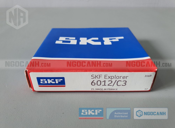 Vòng bi SKF 6012/C3 chính hãng phân phối bởi Mua bán Vòng Bi - Đại lý ủy quyền SKF Vòng bi SKF 6012/C3 chính hãng