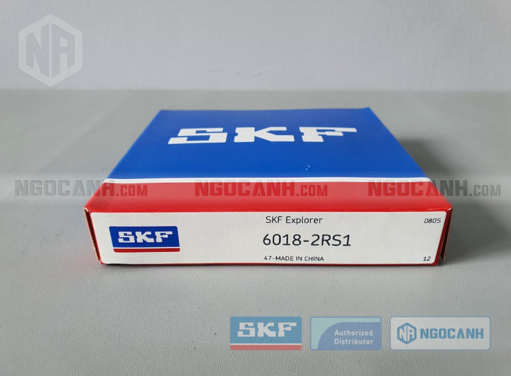 Vòng bi SKF 6018-2RS1 chính hãng phân phối bởi Mua bán Vòng Bi - Đại lý ủy quyền SKF Vòng bi SKF 6018-2RS1 chính hãng
