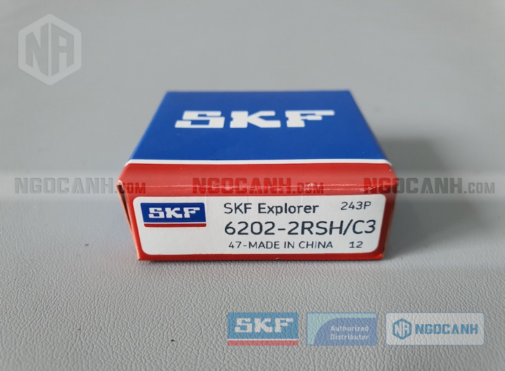 Vòng bi SKF 6202-2RSH/C3 chính hãng phân phối bởi Mua bán Vòng Bi - Đại lý ủy quyền SKF Vòng bi SKF 6202-2RSH/C3 chính hãng