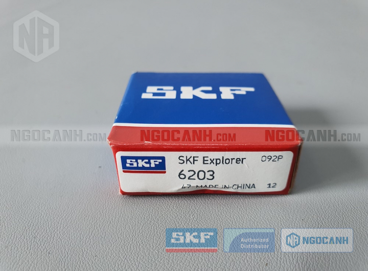 Vòng bi SKF 6203 chính hãng phân phối bởi Mua bán Vòng Bi - Đại lý ủy quyền SKF Vòng bi SKF 6203 chính hãng