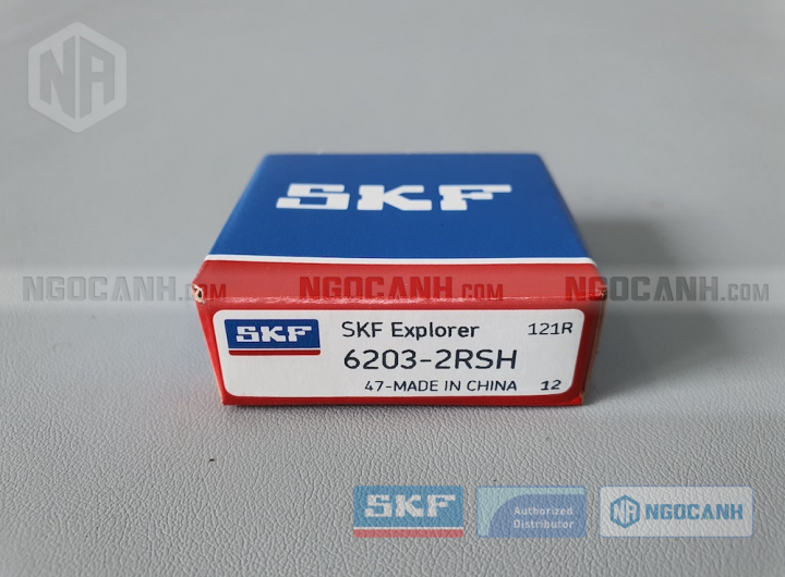 Vòng bi SKF 6203-2RSH chính hãng phân phối bởi Mua bán Vòng Bi - Đại lý ủy quyền SKF Vòng bi SKF 6203-2RSH chính hãng