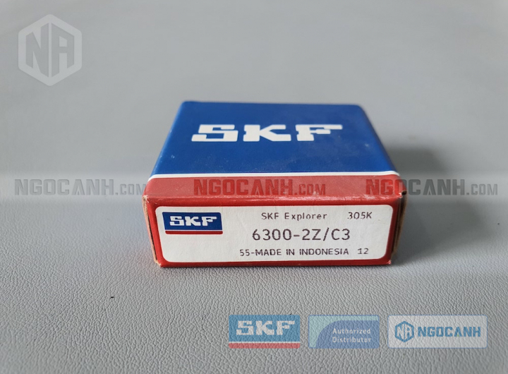 Vòng bi SKF 6300-2Z/C3 chính hãng phân phối bởi Mua bán Vòng Bi - Đại lý ủy quyền SKF Vòng bi SKF 6300-2Z/C3 chính hãng
