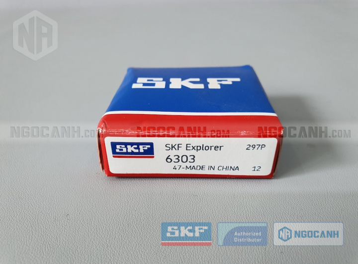 Vòng bi SKF 6303 chính hãng phân phối bởi Mua bán Vòng Bi - Đại lý ủy quyền SKF Vòng bi SKF 6303 chính hãng