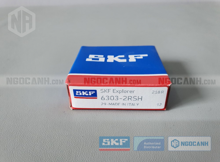 Vòng bi SKF 6303-2RSH chính hãng phân phối bởi Mua bán Vòng Bi - Đại lý ủy quyền SKF Vòng bi SKF 6303-2RSH chính hãng