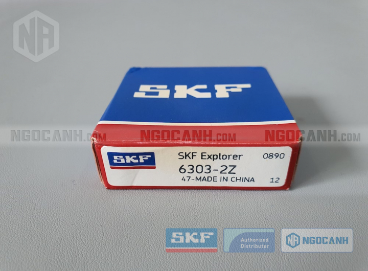 Vòng bi SKF 6303-2Z chính hãng phân phối bởi Mua bán Vòng Bi - Đại lý ủy quyền SKF Vòng bi SKF 6303-2Z chính hãng