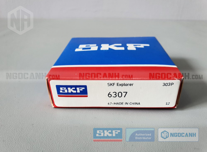 Vòng bi SKF 6307 chính hãng phân phối bởi Mua bán Vòng Bi - Đại lý ủy quyền SKF Vòng bi SKF 6307 chính hãng