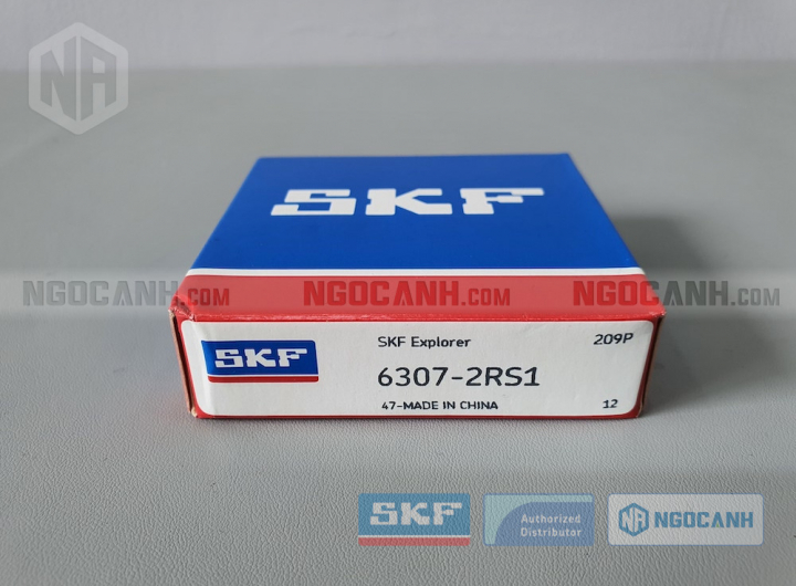 Vòng bi SKF 6307-2RS1 chính hãng phân phối bởi Mua bán Vòng Bi - Đại lý ủy quyền SKF Vòng bi SKF 6307-2RS1 chính hãng