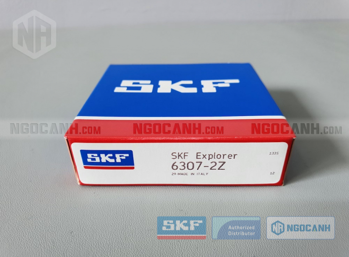 Vòng bi SKF 6307-2Z chính hãng phân phối bởi Mua bán Vòng Bi - Đại lý ủy quyền SKF Vòng bi SKF 6307-2Z chính hãng