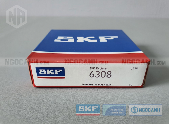 Vòng bi SKF 6308 chính hãng phân phối bởi Mua bán Vòng Bi - Đại lý ủy quyền SKF Vòng bi SKF 6308 chính hãng