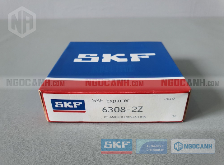 Vòng bi SKF 6308-2Z chính hãng phân phối bởi Mua bán Vòng Bi - Đại lý ủy quyền SKF Vòng bi SKF 6308-2Z chính hãng