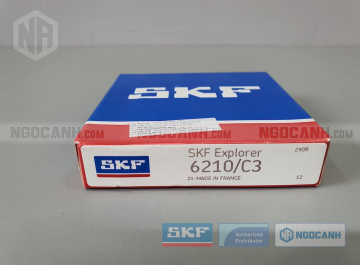 Vòng bi SKF 6210/C3 chính hãng phân phối bởi Mua bán Vòng Bi - Đại lý ủy quyền SKF Vòng bi SKF 6210/C3 chính hãng