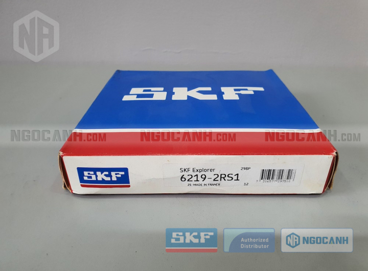 Vòng bi SKF 6219-2RS1 chính hãng phân phối bởi Mua bán Vòng Bi - Đại lý ủy quyền SKF Vòng bi SKF 6219-2RS1 chính hãng