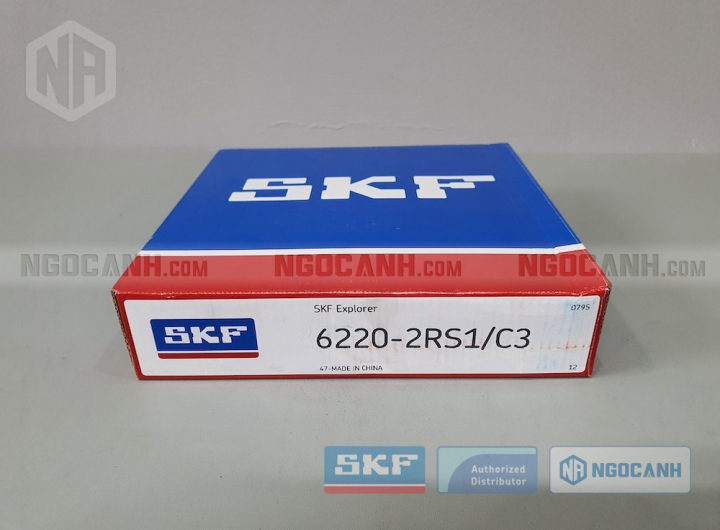 Vòng bi SKF 6220-2RS1/C3 chính hãng phân phối bởi Mua bán Vòng Bi - Đại lý ủy quyền SKF Vòng bi SKF 6220-2RS1/C3 chính hãng