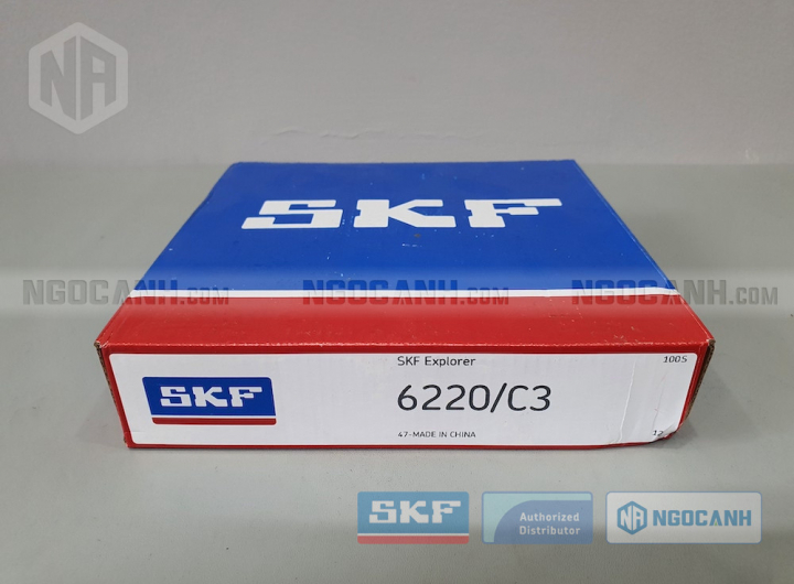 Vòng bi SKF 6220/C3 chính hãng phân phối bởi Mua bán Vòng Bi - Đại lý ủy quyền SKF Vòng bi SKF 6220/C3 chính hãng