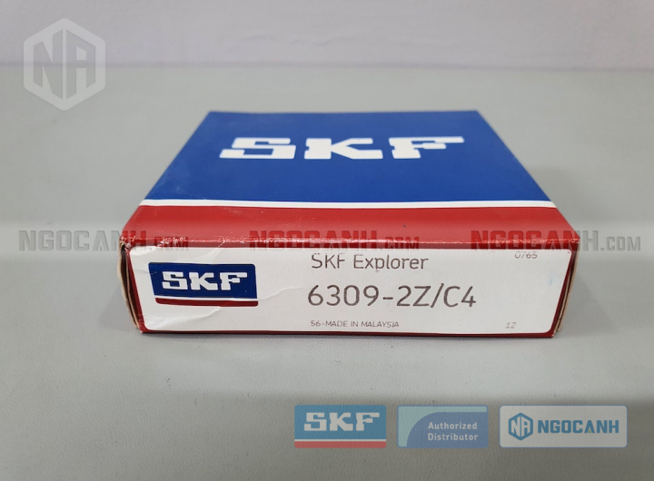 Vòng bi SKF 6309-2Z/C4 chính hãng phân phối bởi Mua bán Vòng Bi - Đại lý ủy quyền SKF Vòng bi SKF 6309-2Z/C4 chính hãng
