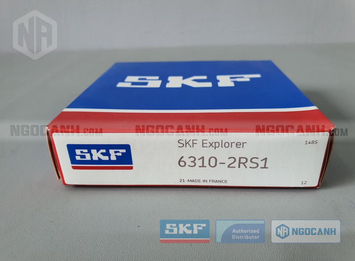 Vòng bi SKF 6310-2RS1 chính hãng phân phối bởi Mua bán Vòng Bi - Đại lý ủy quyền SKF Vòng bi SKF 6310-2RS1 chính hãng