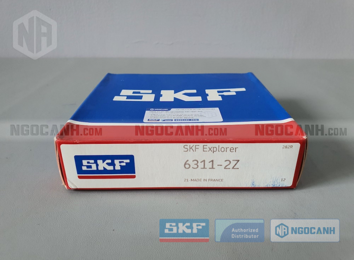 Vòng bi SKF 6311-2Z chính hãng phân phối bởi Mua bán Vòng Bi - Đại lý ủy quyền SKF Vòng bi SKF 6311-2Z chính hãng