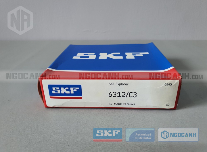Vòng bi SKF 6312/C3 chính hãng phân phối bởi Mua bán Vòng Bi - Đại lý ủy quyền SKF Vòng bi SKF 6312/C3 chính hãng