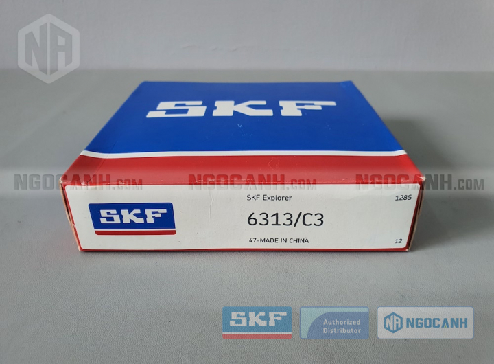 Vòng bi SKF 6313/C3 chính hãng phân phối bởi Mua bán Vòng Bi - Đại lý ủy quyền SKF Vòng bi SKF 6313/C3 chính hãng