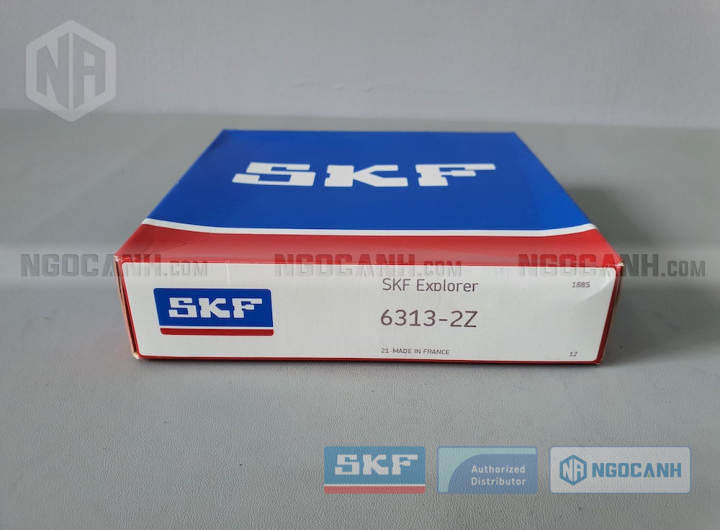 Vòng bi SKF 6313-2Z chính hãng phân phối bởi Mua bán Vòng Bi - Đại lý ủy quyền SKF Vòng bi SKF 6313-2Z chính hãng