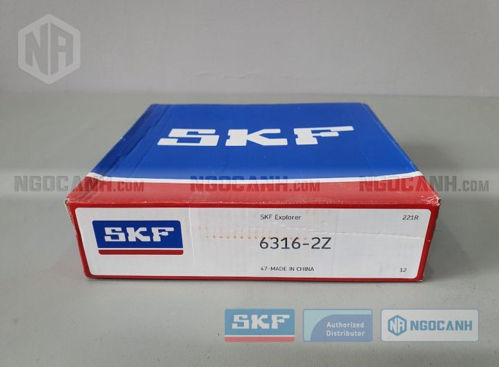 Vòng bi SKF 6316-2Z chính hãng phân phối bởi Mua bán Vòng Bi - Đại lý ủy quyền SKF Vòng bi SKF 6316-2Z chính hãng