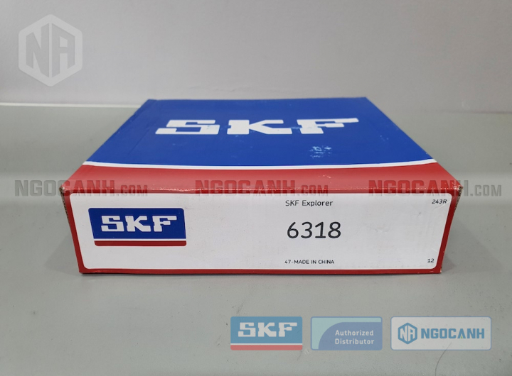 Vòng bi SKF 6318 chính hãng phân phối bởi Mua bán Vòng Bi - Đại lý ủy quyền SKF Vòng bi SKF 6318 chính hãng