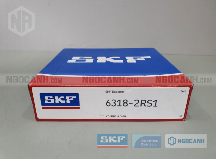 Vòng bi SKF 6318-2RS1 chính hãng phân phối bởi Mua bán Vòng Bi - Đại lý ủy quyền SKF Vòng bi SKF 6318-2RS1 chính hãng