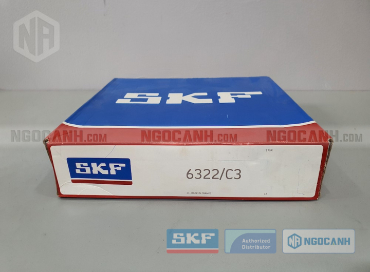 Vòng bi SKF 6322/C3 chính hãng phân phối bởi Mua bán Vòng Bi - Đại lý ủy quyền SKF Vòng bi SKF 6322/C3 chính hãng