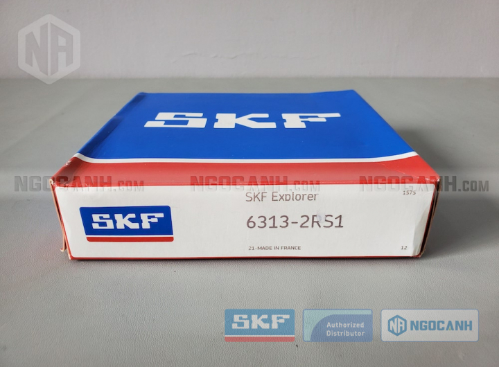 Vòng bi SKF 6313-2RS1 chính hãng phân phối bởi Mua bán Vòng Bi - Đại lý ủy quyền SKF Vòng bi SKF 6313-2RS1 chính hãng